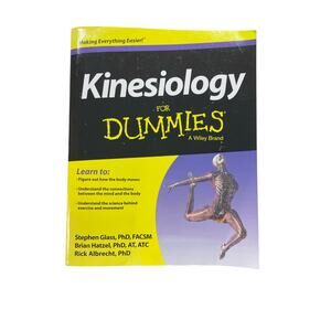 Kinesiology For Dummies Textbook Paperback 2014 Stephen Glass Exercise Science